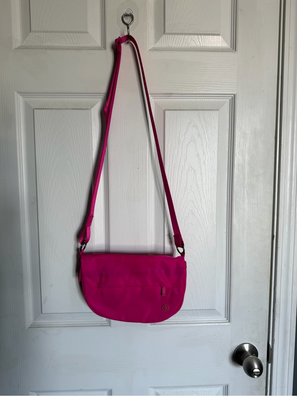 GAIAM Hot Pink Crossbody Bag with Adjustable Strap